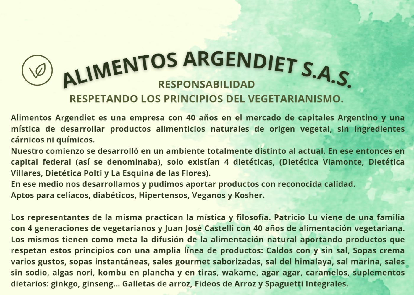 ALIMENTOS ARGENDIET SAS 